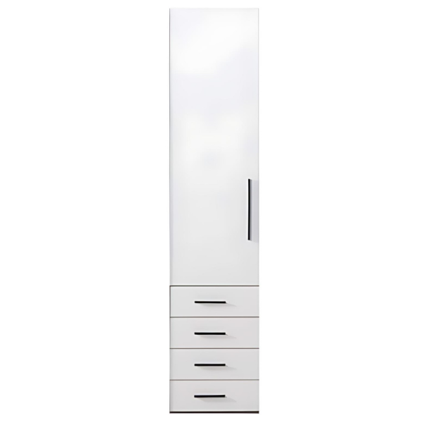 Drawers and 1-Door | Atlas White