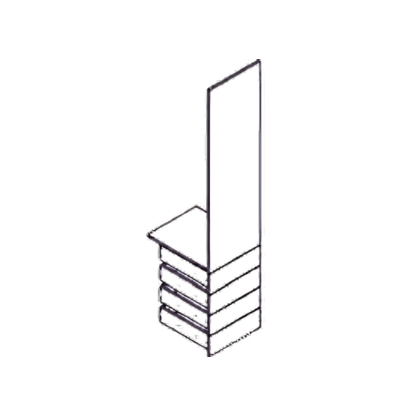 Çekmeceler ve 1-Kapak | Atlas Beyaz