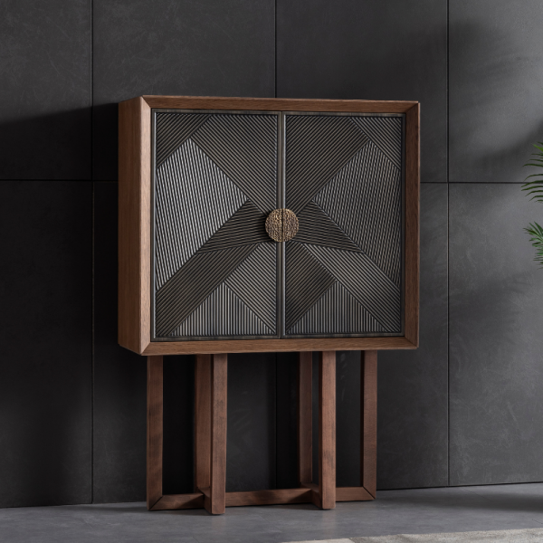 Liora (Marron) | Buffet (Vitrine)