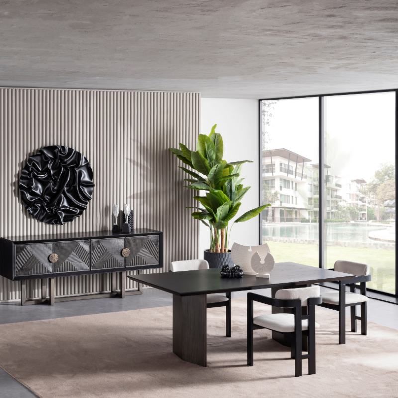 Liora (Siyah) | Dining Room