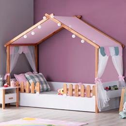 Play House (Pink) | Single Bed (Tent)