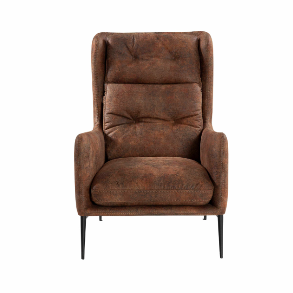 Cordyline  (Metal Black) Fauteuil | Bergère