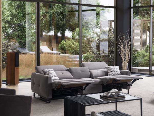 Juniper | Koltuk (Ses Sistemli) Recliner+Console+Recliner