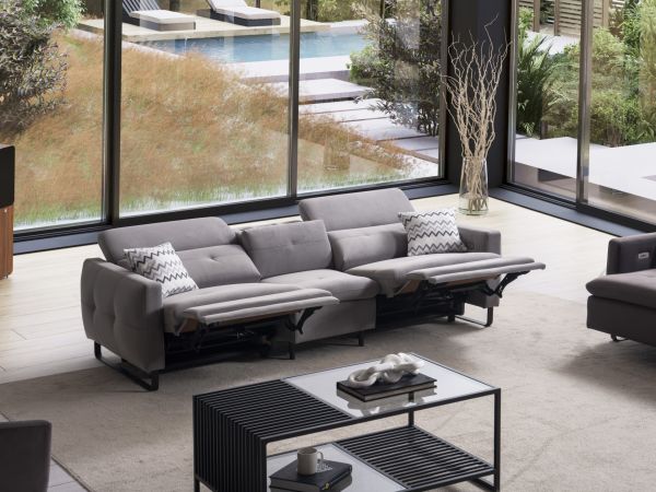 Juniper | Koltuk (Ses Sistemli) Recliner+Console+Recliner