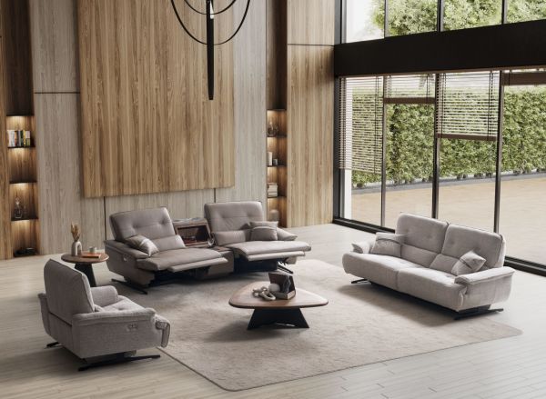Magnolia | Koltuk (Ses Sistemli) Recliner+Console+Recliner