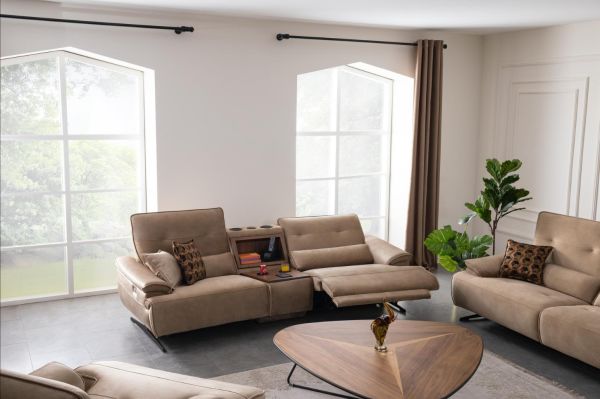 Magnolia | Koltuk (Ses Sistemli) Recliner+Console+Recliner
