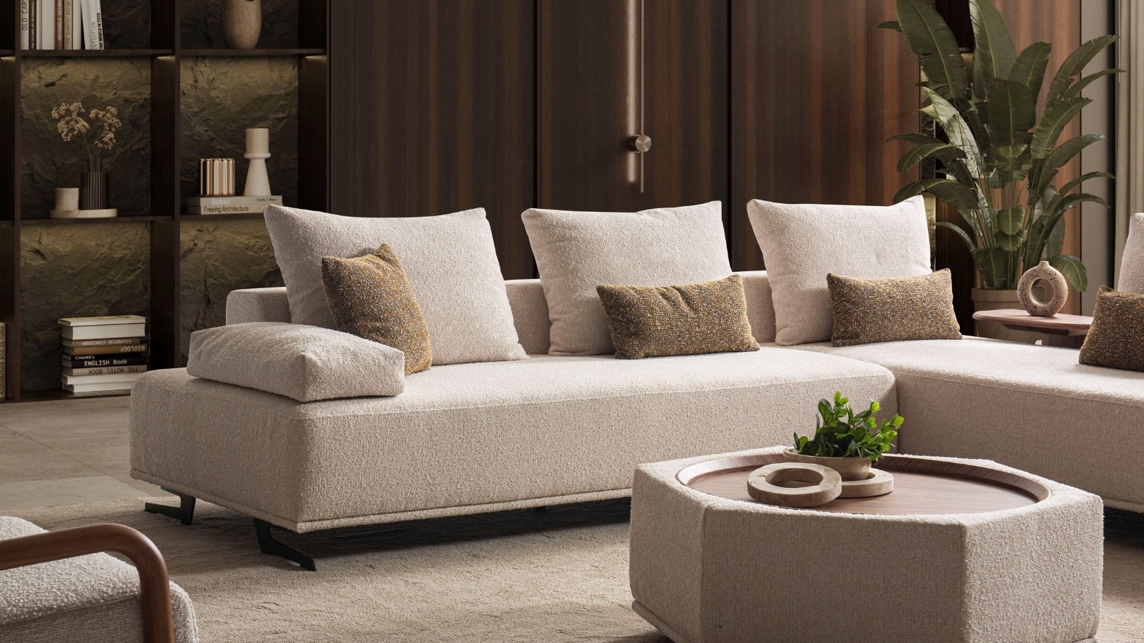 Jasmine | Modüler Tasarım 3-Seater