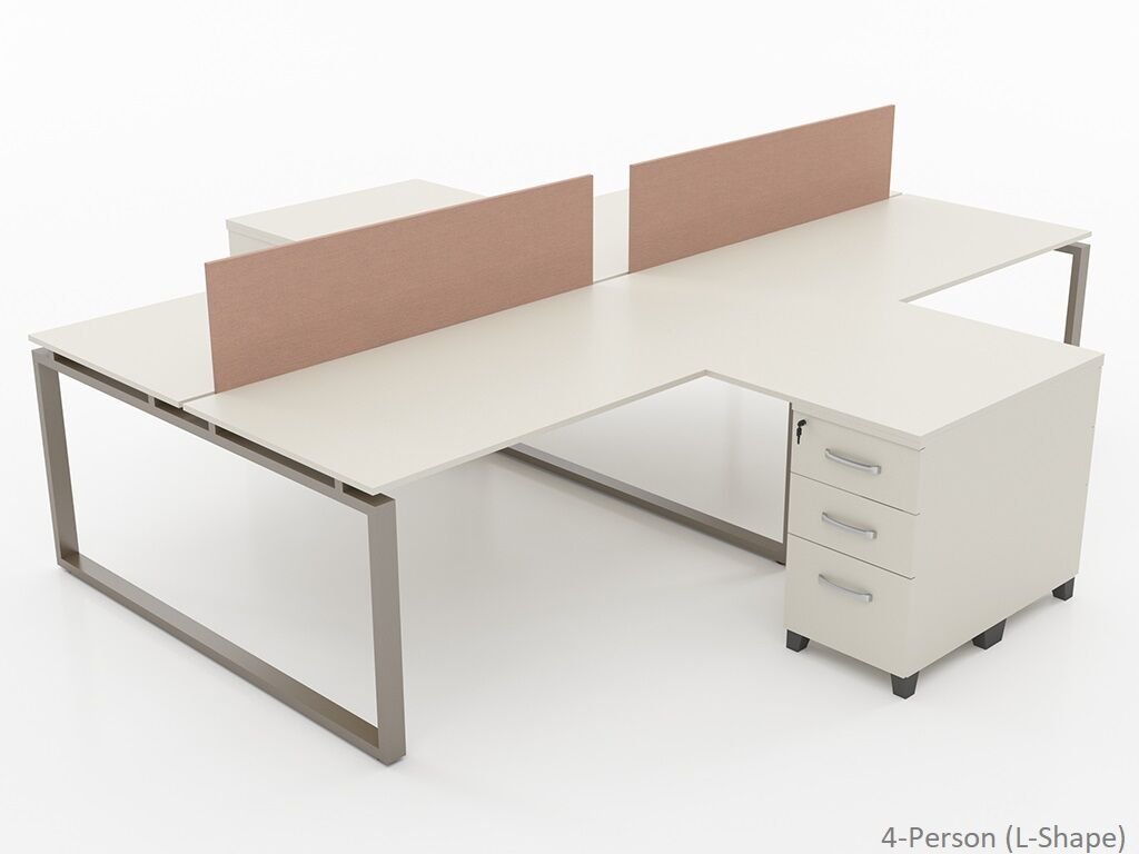 Grus (Workstation) 4-Person (L-Shape)