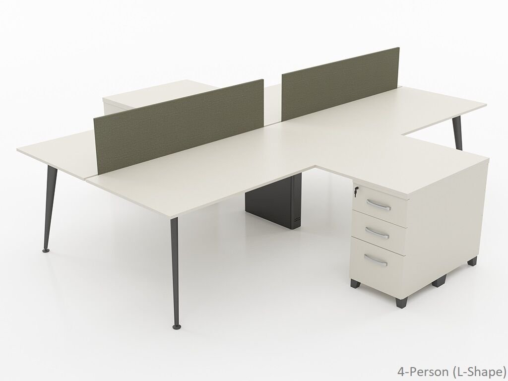 Jalka (Workstation) 4-Person (L-Shape)