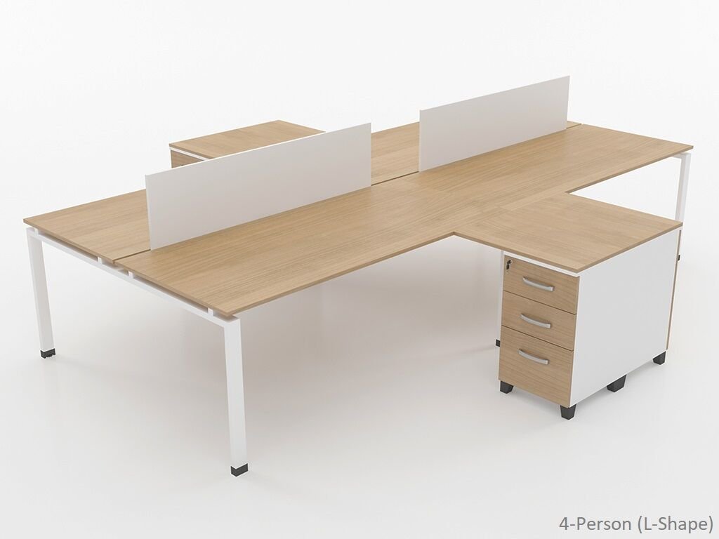 Crux (Workstation) 4-Person (L-Shape)