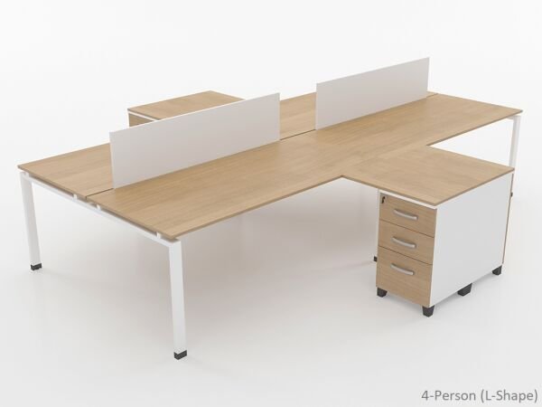 Crux (Workstation) 4-Person (L-Shape)