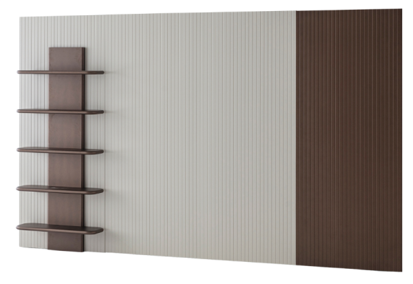 Arc (Walnut) | Tv Ünitesi & Duvar Paneli